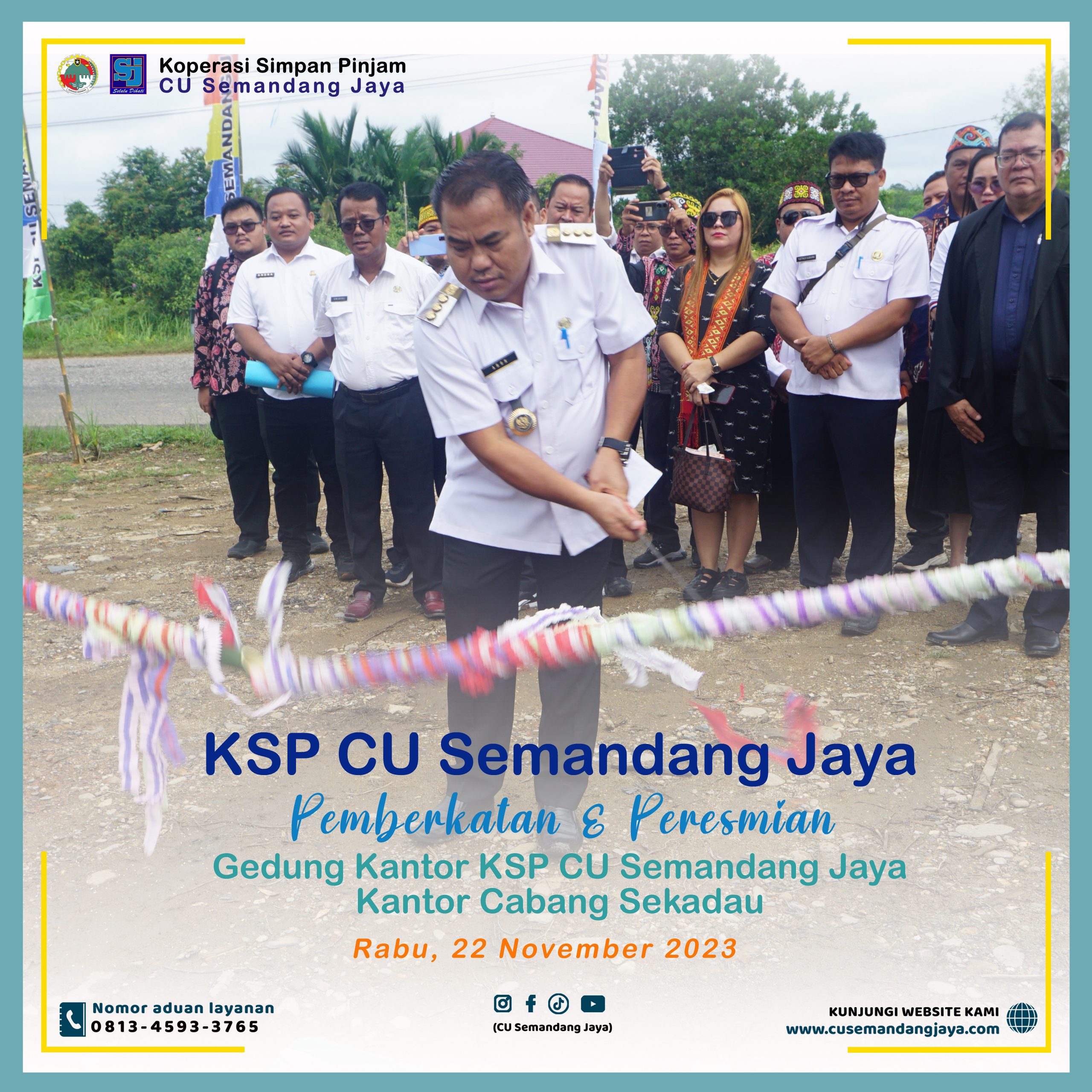 PERESMIAN GEDUNG KANTOR CUSJ DI BUMI LAWANG KUARI PERESMIAN GEDUNG KANTOR CUSJ DI BUMI LAWANG KUARI