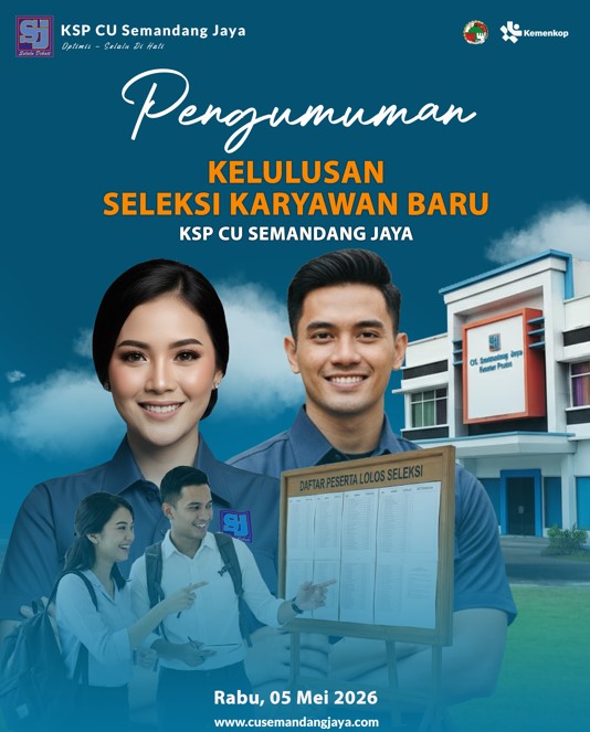 PENGUMUMAN KELULUSAN HASIL SELEKSI KARYAWAN BARU TAHUN 2026